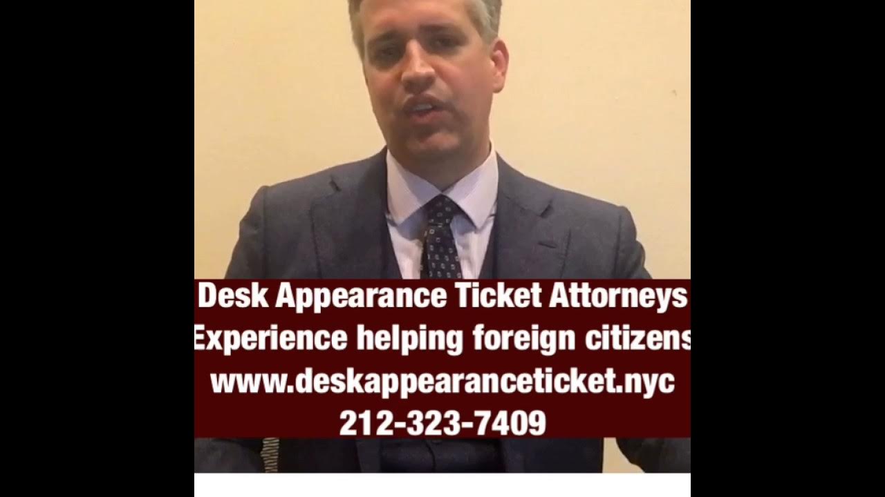 Desk Appearance Tickets for noncitizens YouTube