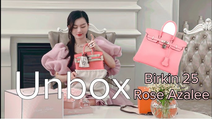 ROSE AZALEE HERMES BIRKIN 30 UNBOXING 