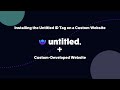 Install the Untitled ID Tag on Your Custom or Wordpress Website