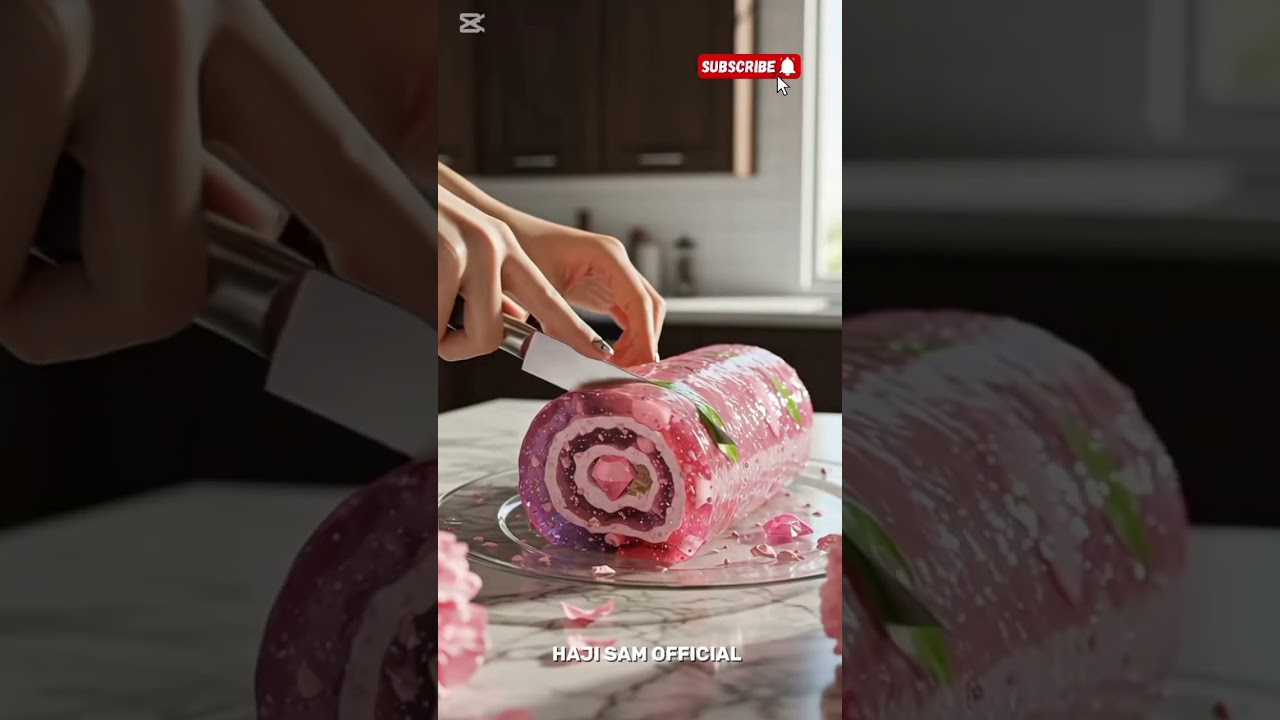 Crystal Food Cutting #shorts ASMRShorts #SatisfyingCut #CrystalFruitASMR #TrendingShorts
