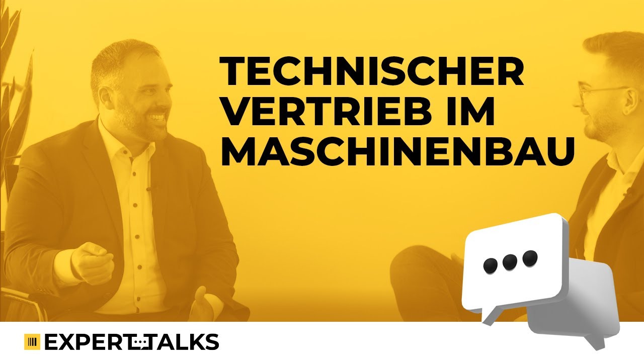 Echobot Expert Talks #70: Welche Rolle spielt der klassische technische Vertrieb im Maschinenbau?