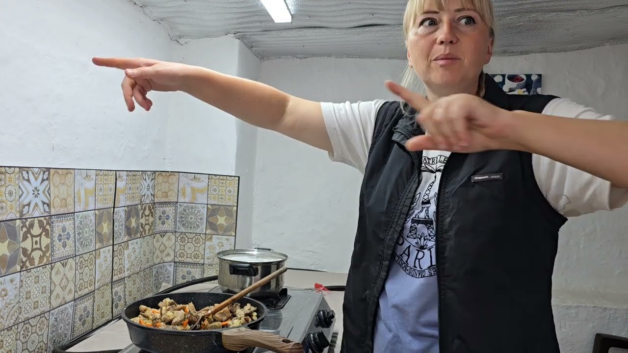 Вместо бани - летняя кухня! Ужин в скороварке на скорую руку