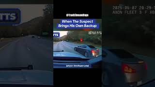 When the suspect brings his own backup 😭