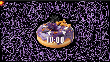 10 Minute Timer Bomb Halloween Donut🍩