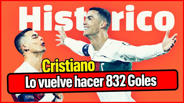 CRISTIANO RONALDO marca otro doblete esta imparable 832 goles HISTORICO