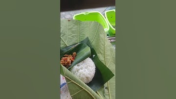 Thumbnail of Nasi bungkus daun jati#shorts