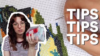 cross stitch tips for all you beginners out there