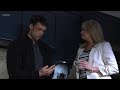 Eastenders mark gets a message from Lauren saying she is on her way over scene