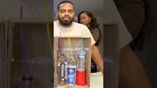 Blind Water taste Test Challenge! #couple #challenge #relationships #funny