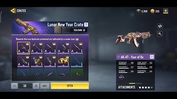 Opening 10 free lunar new year crates