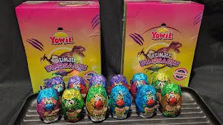 Unboxing: 36 Yowie Ultimate Dinosaurs Mystery Surprise Chocolates - Part 1 of 3