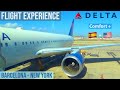 Flight experience   delta air lines b767300er   comfort   barcelona  jfk new york
