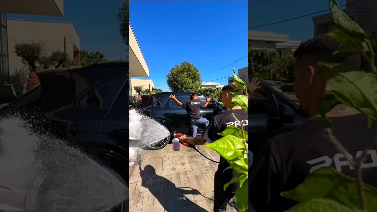 SILHOUETTE HUMAINE SUR LA VOITURE : L'incroyable lavage qui a stupéfié tout le monde" 🚗🧼💨😲