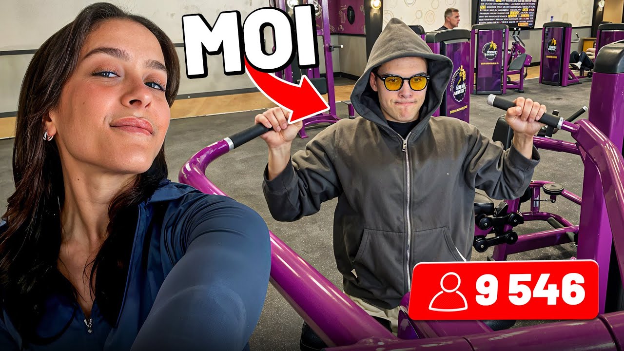 MANIE AMÈNE LEWIS AU GYM (il regrette)
