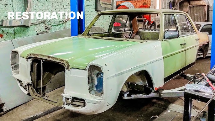 We Scrape W115, Restorate It! - Mercedes-Benz 220 - Rust Repair