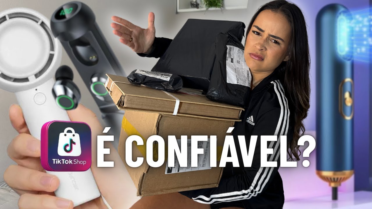 COMPREI NO TIKTOK SHOP PELA PRIMEIRA VEZ | É confiável?  Vale a pena?