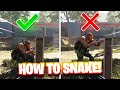 HOW TO SNAKE LIKE A PRO PLAYER in Modern Warfare!