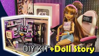 I Built a Gaming Room for MINNEE doll. Then, She Showed It to Her Subscribers! Rolife Miniature DIY screenshot 2