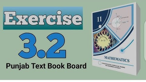 11th Class Math ll 1st Year Math New Book Exercise 3.2 - questions 1 (vii to x)