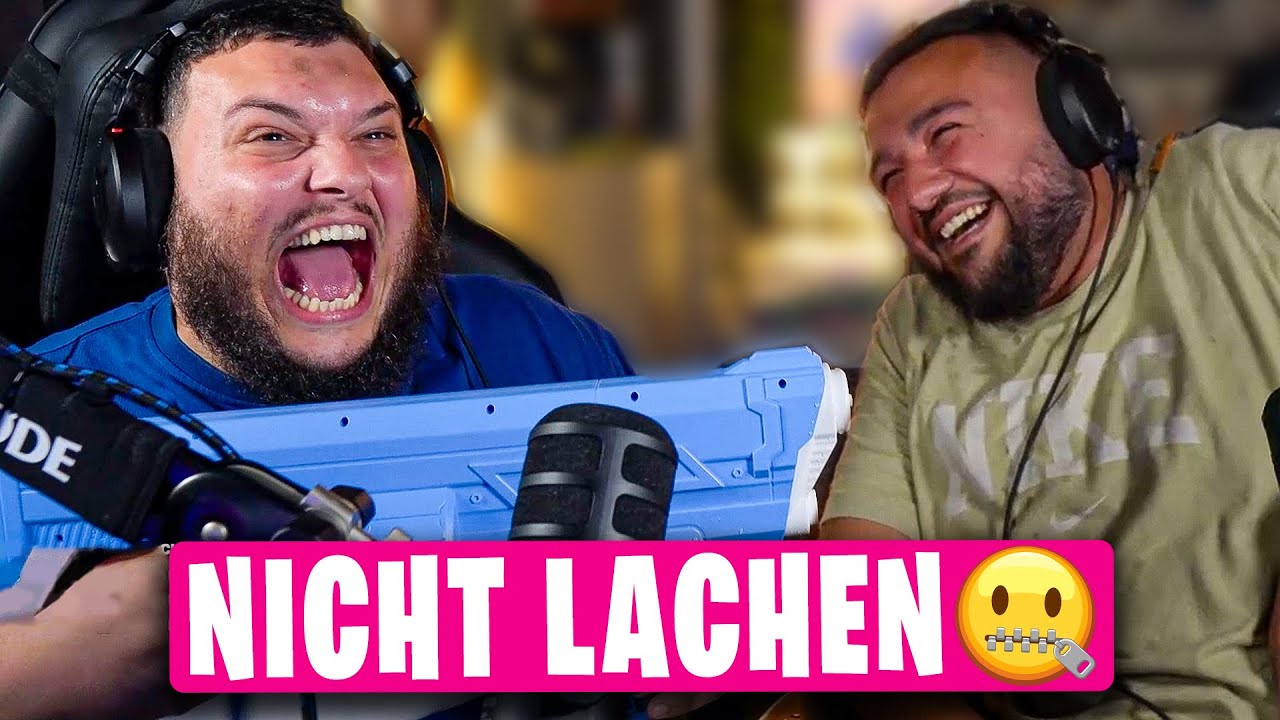 NICHT LACHEN CHALLENGE ESKALIERT 💦😂
