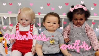 Dressing my Reborn Babies for Valentine