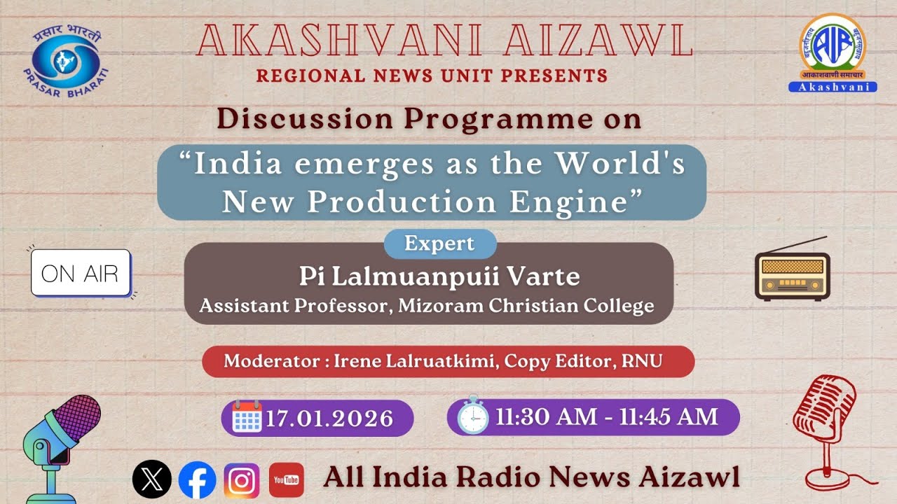 Discussion Programme on “India emerges as the World's New Production Engine”