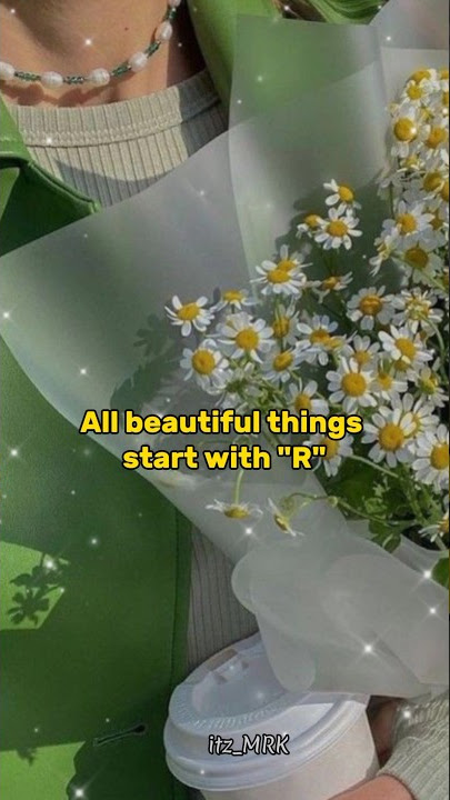 All beautiful things start with 'R' ❤️   #shorts #aesthetic  #letterR #viral #fypシ