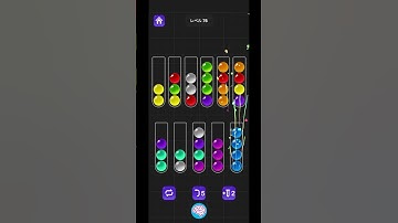 Lv 76 Ball Sort: Color Puzzle Master / 球排序大師：顏色分類解謎益智遊戲 / ボール ソート マスター: カラー パズル (Guru Game)