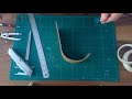 How to create a curve on a piece of cardboard