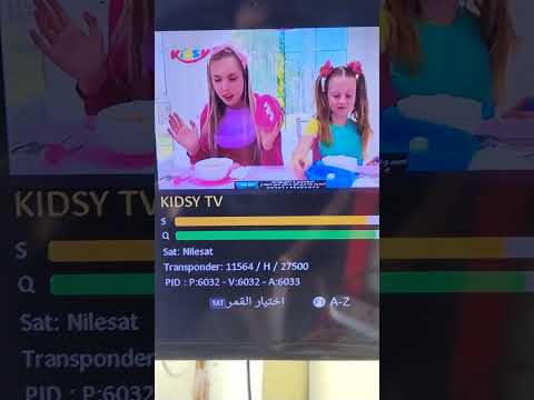 تردد قناة كيدزي للأطفال على قمر النايل سات