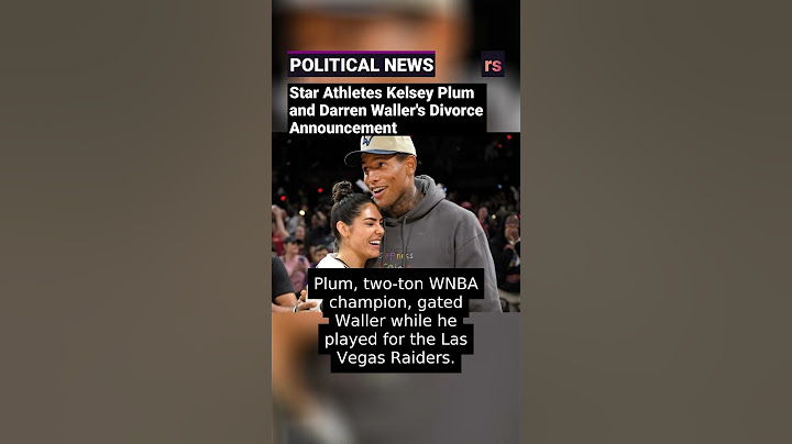 Star Athletes Kelsey Plum and Darren Waller's Divorce Announcement