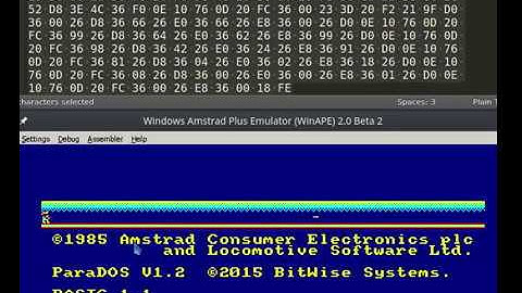 Machine Code Animation Example [ Amstrad CPC ]