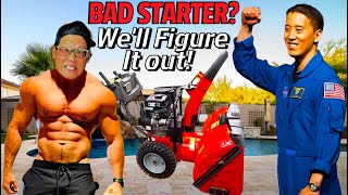 Husqvarna ST330P Snowblower Electric Start doesn’t work!  Intermittent starter Motor!