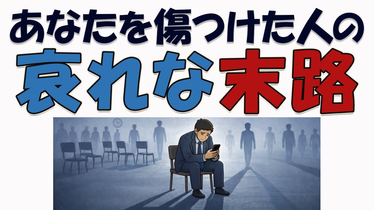 【雑学】あなたを傷つけた人の哀れな末路  最後に失うもの…