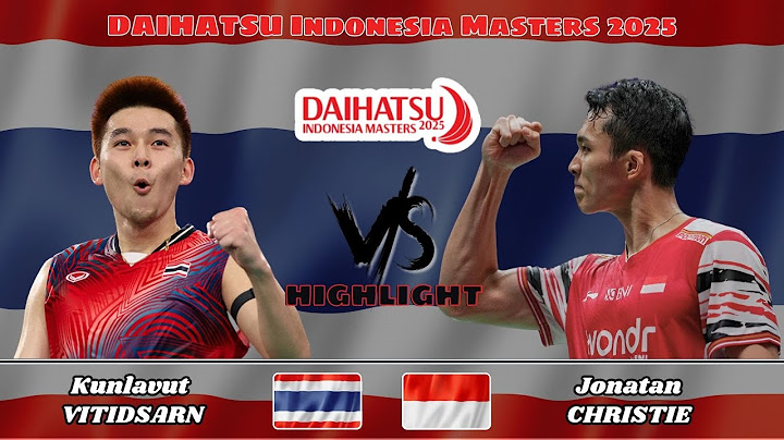 สุดยอดจริงๆ! กุลวุฒิ วิทิตศานต์ (ไทย) พบ โจนาธาน คริสตี (อินโด) | อินโดนีเซีย มาสเตอร์ส 2025