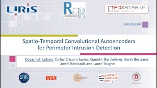 RRPR 2021 :  Spatio-Temporal Convolutional Autoencoders for Perimeter Intrusion Detection