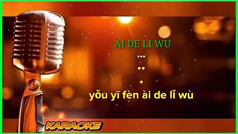 Ai de li wu - karaoke no vokal (cover to lyrics pinyin)