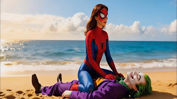 Unexpected Team-Up 💔 An Intense Fight Against Joker and Venom