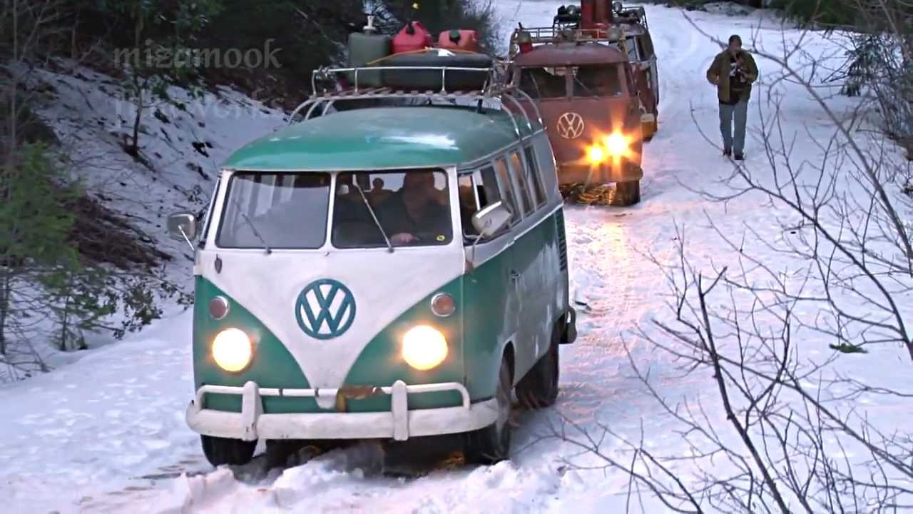 SST XII extreme trail blazing alpine snow covered roads in a classic