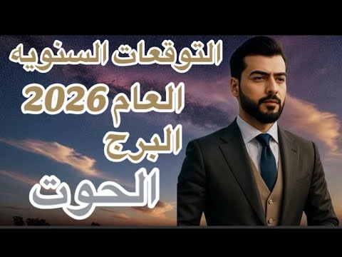 التوقعات السنويه العام 2026 البرج الحوت عالم الفلك عبدالقادر