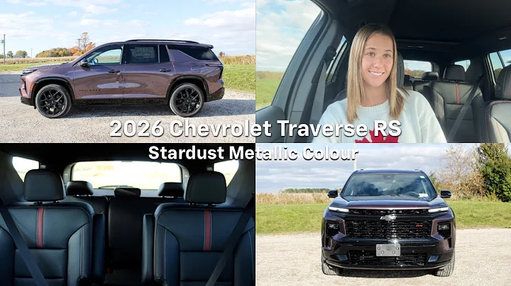 Vehicle Tour: 2026 Chevy Traverse RS in Stardust Metallic 💜 | By Devan Ryan @ Robinson Chevrolet