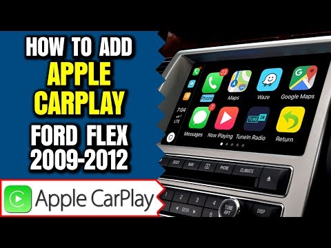 Ford FLEX Apple CarPlay Android Auto 2009-2012 Ford FLEX Sync Navigation HDMI Camera Mirroring Waze