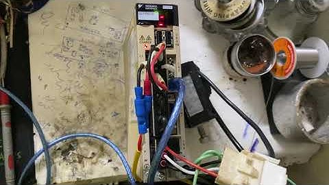 Sửa SERVO DRIVER YASKAWA 100W SERVOPACK Model: SGDV-R90A11B Serial: 0009 Lỗi mất hiển thị