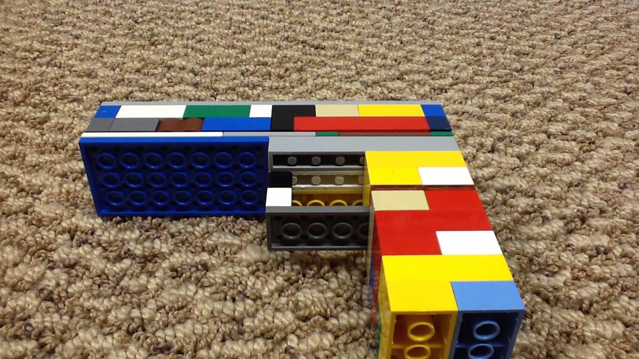 Slide back pistol and big magazine