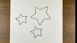 How to Draw a Star Step by Step | Easy Star Drawing Tutorial