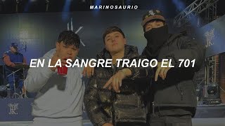 Junior H x Peso Pluma - El Azul (Letra) || en la sangre traigo el 701