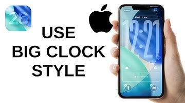 iOS 26: How to Use Big Clock on iPhone Lock Screen