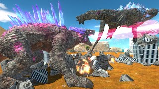 Godzilla x Kong: Evolved Godzilla vs Evolved Shimo! - Animal Revolt Battle Simulator