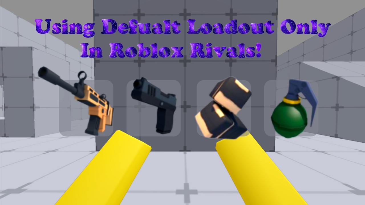Using Only Default Loadout Challenge In Roblox Rivals - YouTube