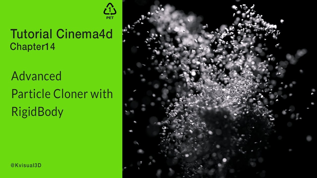 Tutorial Cinema4d   Chapter 14   Particle Cloner with RigidBody